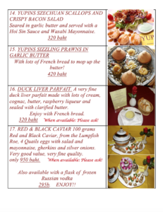 European Starters in Pattaya Restaurant Page 4 (updated, April 2026)